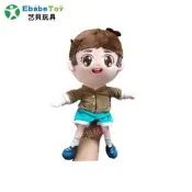 【國際嚴選】【日系精品免運】毛絨手偶廠家來圖定製親子活動互動腹語首討咯嗵工資安撫巾手偶iph歐嗯而