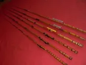 日製竿師手作竹竿和竿並繼竿手擒竿6尺前打竿黑吉竿磯釣船筏烏格龍蝦捅洞黑鯛工房gamakatsu鱗夕彩shimano
