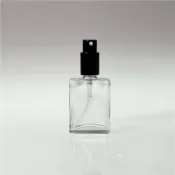 ≡☆包裝家專賣店☆≡瓶瓶罐罐 玻璃瓶 化妝水、原液、香水等液態 容器  亮黑噴頭小角瓶  30ml
