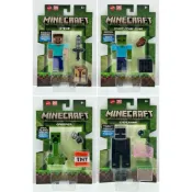 MINECRAFT角色造型系列 當個創世神 我的世界 麥塊 美泰 正版 史蒂夫 殭屍 苦力怕 終界使者 模型 可動玩具