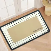 【寢室安居】軟式瞬吸速乾珪藻土地墊-40x60cm-謬思晨曦(踏墊/吸水/止滑)