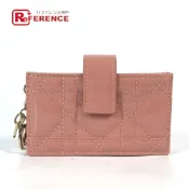 【DOKODEMO】Dior Cannage Logo Charm Lady Dior 卡包