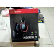 曜越 震撼者 SHOCK Pro RGB 7.1聲道 電競耳機 HT-SHK-DIECBK-25 有使用痕跡