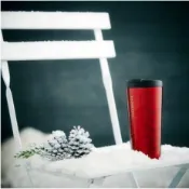 【Yo~小舖】Starbucks 美國星巴克16oz 紅色Chevron不鏽鋼隨行杯 ~限量中~ 美國限定~