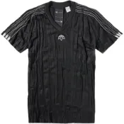 (店+)【adidas 愛迪達】DP1059 adidas originals alexander wang 聯名款 V領條紋套頭短袖T恤 男款