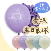 🌼6H當日出 生日蛋糕氣球 馬卡龍氣球 生日氣球 加厚氣球 週歲佈置 生日佈置 氣球佈置 生日派對 生日快樂 氣球 派對