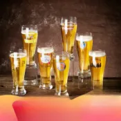 全球選品1館 生活百貨 ♡1664專用啤酒杯 朝日啤酒杯子精釀麒麟酒杯 喝青島啤酒杯