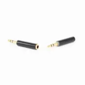 庫存不用等-【no】-3.5mm 3節公轉4節母手機耳機轉接頭3.5公對母音頻延長轉換插頭 A5.0308 [3334現