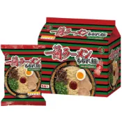 【DOKODEMO】一蘭拉麵 捲麵【特製赤紅秘製辣粉】 5食入