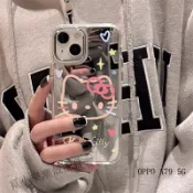 卡通鏡面補妝鏡手機殼 適用OPPO A6X A6S A79 A78 A38 A5 pro A3pro 5G A3X A9