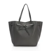 【CELINE】Small Cabas Phantom軟皮托特包(灰)『entrupy安心購』