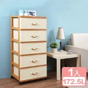 真心良品 聯府 KEYWAY JL850 面寬54cm 特大佐藤五層櫃(附輪)172.5L-1入抽屜式 收納櫃層櫃台灣製