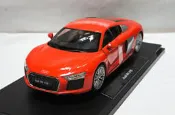 【超值特價】1:18 Welly Audi R8 V10 2016 紅色 ※合金全開※