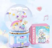 ♥小花花日本精品♥ 大耳狗 DIY組裝式音樂鈴 裝飾鈴 禮物 紀念品 3歲以上適用 ~ 3