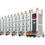 好物推薦* 鋁合金電動伸縮門自動折疊智慧遙控平移推拉大門學校單位工廠 -訂金