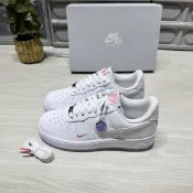 iShoes正品 Nike W Air Force 1 07 女鞋 果凍底 小勾 附鞋帶 休閒鞋 IV4453-100