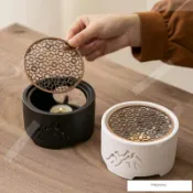 優選免運 溫茶爐 蠟燭溫茶爐小火爐陶瓷煮茶爐暖茶器保溫底座提香器圍爐煮茶烘茶器