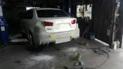 三菱LANCER FORTIS EVO10 日規後保桿 鯰魚頭 空力套件 材質---纖維