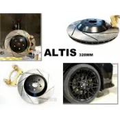 小亞車燈＊全新 TOYOTA ALTIS 11.5代 2017 2018 年 前 加大碟 328MM 煞車盤 劃線 碟盤
