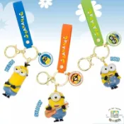 現貨 禮物 🍌正版授權卡通 生肖 小小兵 MINIONS 小黃人 鑰匙扣 神偷奶爸 公仔 汽車鑰匙鏈圈 情侶 鑰匙圈
