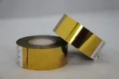 30mm金色/銀色/白碳帶 標示機 日期印字機 打印機色帶 各種PVC/POF收縮膜/真空包裝袋/鐵氟龍膠帶/印字機碳帶