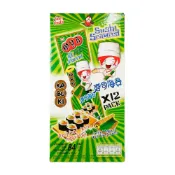 (店+)泰國 kabuki 歌舞吉海苔玉米捲 海苔捲 一盒12入 壽司紫菜卷 紫菜捲 原味 辣味 玉米捲【嘻饈仔現貨】