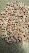 【微景小舖】玫瑰色石頭-1kg 生態瓶造景必備 小石頭微景觀多肉植物盆栽裝飾 苔蘚微景觀擺件 玫瑰石 樹脂造景擺件