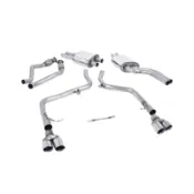MILLTEK 機械增壓 V6 B8 3.0 小聲版 S4 四出 中尾段 AUDI 排氣管【YGAUTO】