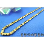 金聖公珠寶金行 ~ ㊣9999黃金項鍊王者巨星造型 黃金六角鍊 六角管鍊 黃金六角管 60公分 2尺 黃金六角鍊