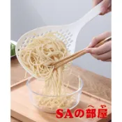 日式撈麵大濾勺◎SA部屋◎過濾勺 撈麵 撈餃子 大漏勺 濾湯勺 瀝水勺 火鍋料勺 撈麵勺 湯圓勺-特價18元