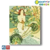 (店+)【Manto】台灣製DIY數字油畫 慕夏．摩納哥蒙地卡羅 超取專用大小