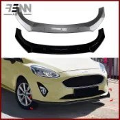 適用於【Ford Fiesta MK8普通版 2018-2021】前槓下巴前下巴前鏟前唇前包圍前擾流板外觀外飾車身改裝件