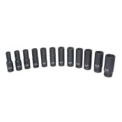 (店+)*韋恩工具* 台灣製 AOK 1/2 4分 氣動套筒 長套筒 10  36mm