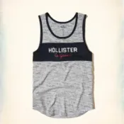 【Hollister︳熱賣】OUTLET貨 白字Logo 紅色字背心 小鳥牌 吊嘎 每尺碼只有一件 先買先得