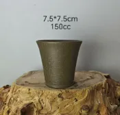 古瓷堂日本回流瓷器 【限量款】宜興紫砂主人杯 原礦蟹殼青紫砂 聞香杯 吳國政研高款手工製茶具 150cc品茗杯 透氣性佳 顆粒感泥料 實物拍攝