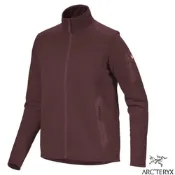 【ARCTERYX 始祖鳥】女 Covert Cardigan 羽量級類羊毛抗菌排汗透氣保暖刷毛外套(可當中層衣).中厚抓絨衫/X000005715-29616 幻象雜紫