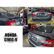 小亞車燈改裝＊全新 喜美 HONDA CIVIC 9代 K14 CIVIC9 歐規 歐式 三煞燈 尾翼 含烤漆