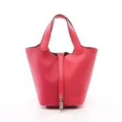 【DOKODEMO】【二手】愛馬仕 HERMES 手提包 Picotin Lock PM Casaque Rose Extreme Rose Mexico Rouge Couleur 064427CK Rose Extreme/Rose Mexico