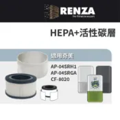 適用奇美 AP-04SRH1 AP-04SRGA 04SRH1 6坪360度全淨化空氣清淨機 三眼怪 HEPA活性碳濾網