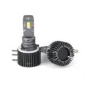 BMW 300000LM H15 LED 大燈燈泡 Canbus 適用於大眾高爾夫 6 MK3 H15 LED 遠近光燈