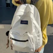 ❣️免運 Nika韓系舍🇰🇷 JanSport 傑斯伯 後背包 mini背包 麂皮防水書包 筆電包 大容量背包 肩背包