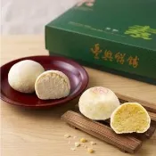 【豐興餅舖】豐素雙月禮盒*2盒(12入/盒;含運;附提袋)_中秋月餅禮盒;年節禮盒;企業送禮