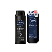 【蝦皮直營】NIVEA 妮維雅 男士洗髮精/沐浴露 清新控油 清新淨爽