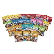 漫畫大英百科套書（下）共25冊【藝術、地理、人體醫學、文明文化、歷史、宗教、社會科學】