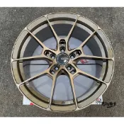 全新鋁圈 MAXX M25 18吋 旋壓 5孔 112 114.3 100 108 120 古銅車透刷絲車面 類RAYS