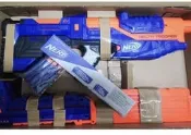又心小舖。全新 NERF 復仇者四合一 菁英系列 衝鋒槍 ELITE CS-12白色/藍色/三角洲/露營玩具
