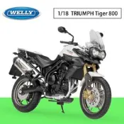 阿莎力  1:18 凱旋 TIGER 800 重機模型 重機 摩托車模型  welly 威利