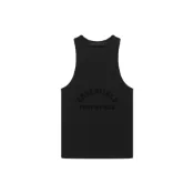 (店+)125SP235220FW Fear of God Essentials The Black Collection系列 字母圓領無袖吊帶背心 女款 玄青黑