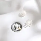 浴室排水孔毛髮過濾器5入(洗臉盆 殘渣過濾 方便安裝 濾網 防堵塞 排水孔蓋 水槽蓋 居家)