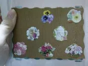 （貼紙分裝）Zip Flake Seal 彩花組 1組7張 鸚鵡 波斯菊 貓咪 馬卡龍 玫瑰